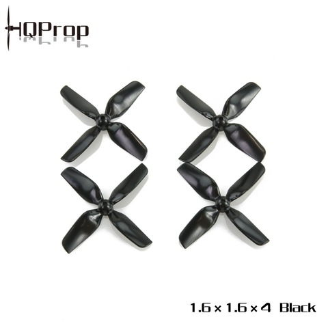 HQPROP 40mm 1.6X1.6X4 4-Hoja Micro Whoop propulsor ABS 1mm 1,5mm para RC FPV Racing libre Tinywhoop Mobula7 Drones ► Foto 1/1