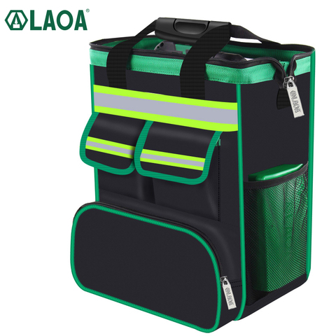 LAOA Tools-bolso de hombro 600D/1680D, kit de herramientas gruesas con tira reflectante ► Foto 1/6