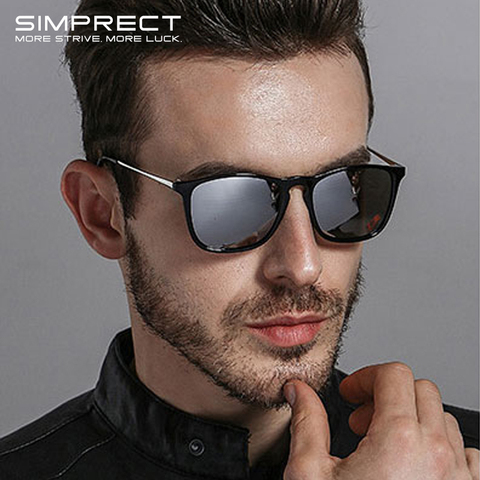 Simprecit-gafas de sol polarizadas para hombre y mujer, lentes de sol cuadradas Retro, UV400, de alta calidad, para Conductor, 2022 ► Foto 1/6