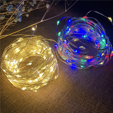 Adornos navideños para el hogar, guirnalda de luces para decoración de árbol de Navidad de hadas, 2022 guirnalda de Año Nuevo ► Foto 1/6