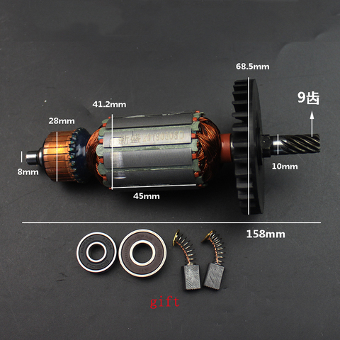 AC220-240V armazón de Rotor para Makita 5704R DCA MIY-FF/FF02-185, bobina de Motor de sierra Circular eléctrica ► Foto 1/1