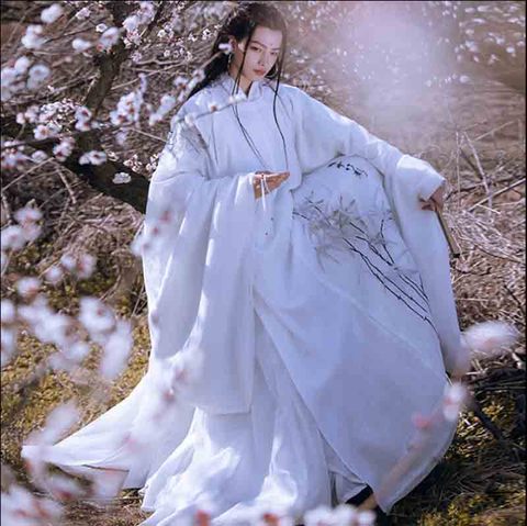 Hanfu-Disfraz de disfraz de Halloween tradicional china de talla grande hombres ► Foto 1/6