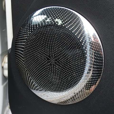Cubierta de sonido estéreo para altavoz de puerta de acero inoxidable, embellecedores decorativos para Renault Dacia Duster, accesorios cromados ► Foto 1/3