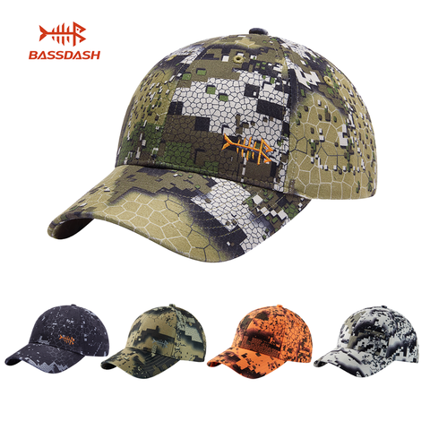 Bassdash-gorra de béisbol ajustable Unisex, gorro de caza, pesca, Camuflaje ► Foto 1/6