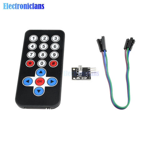 Módulo de Control Remoto infrarrojo inalámbrico, módulo receptor de infrarrojos, HX1838, para Arduino Raspberry Pi, 1 Juego ► Foto 1/6