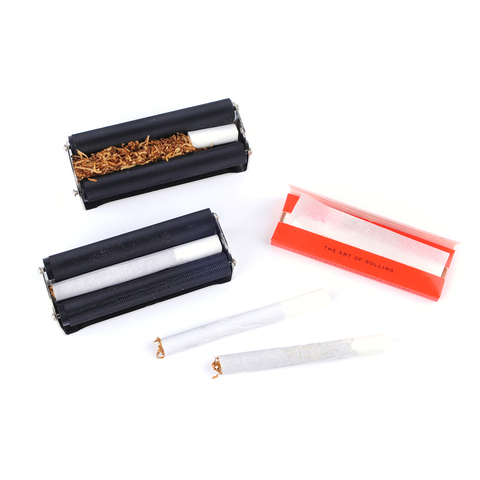 Cigarrillo portátil de Gadgets para hombres accesorios de fumar de laminación de la máquina de tabaco de 78mm de papel de regalo para el novio ► Foto 1/5