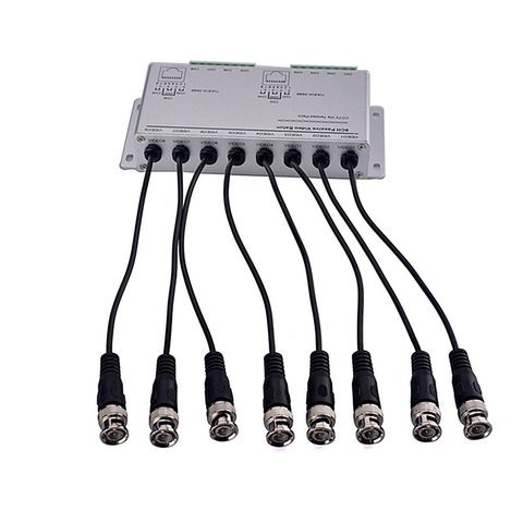 ESCAM 8CH HD CVI/TVI/AHD transceptor pasivo 8 canales Balun de vídeo adaptador transmisor BNC a UTP Cat5/5e/6 Cable 720P 1080P ► Foto 1/3