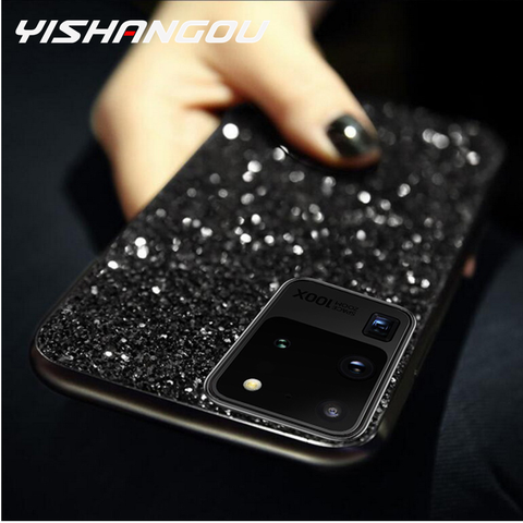 De Lujo brillo diamante caso para Samsung S20 FE Plus Nota 20 Ultra M51 A51 A71 A21S S10 más S8 S9 A50 A70 A42 5G S21 Ultra caso ► Foto 1/6