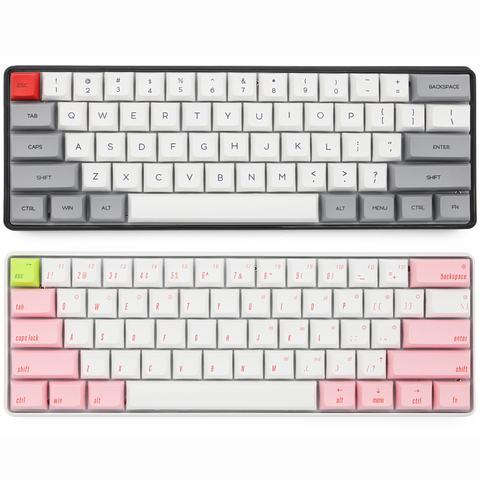 Teclado mecánico personalizado, accesorio con interruptor óptico RGB, 60%, LED, toma de intercambio en caliente, software potente de control, caja de placa PCB, tipo c, sk61 ► Foto 1/6