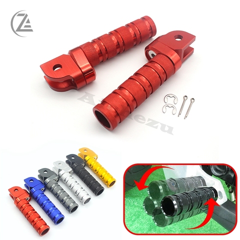 ACZ-reposapiés de estribos delanteros para motocicleta, reposapiés ajustable CNC para Honda CBR1000RR 600RR CBR500R CBR600F RVF750R, 1 par ► Foto 1/6