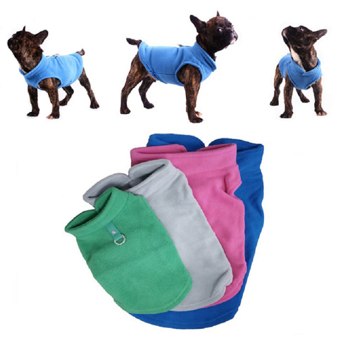 Ropa de invierno de lana para mascotas, ropa para perros, ropa para cachorros, abrigo de Bulldog Francés, disfraz de Pug, chaqueta para perros pequeños Chihuahua Hondenkleding ► Foto 1/6