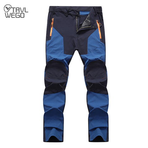 TRVLWEGO-pantalones de senderismo de nailon transpirables e impermeables para hombre, ropa fina de secado rápido para correr, verano, escalada al aire libre ► Foto 1/6