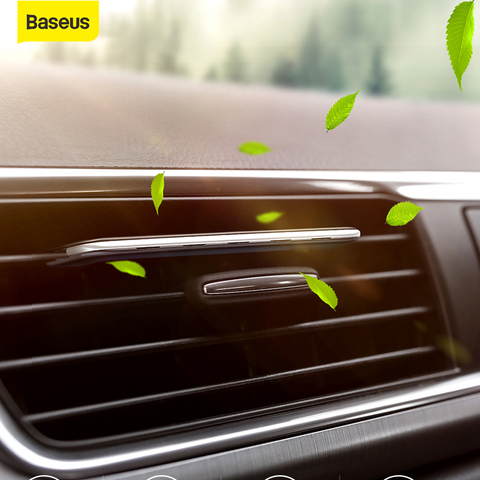 Baseus-ambientador de aire para coche, soporte aromático de fragancia, difusor sólido de aromaterapia con Clip, ambientador Natural ► Foto 1/6