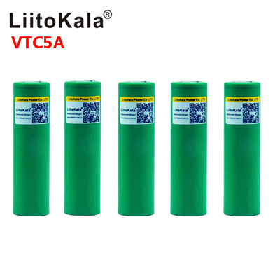 LiitoKala 3,7 V 18650 2600mah alto amperios 35a batería recargable de iones de litio para vtc5a VTC5A ► Foto 1/6