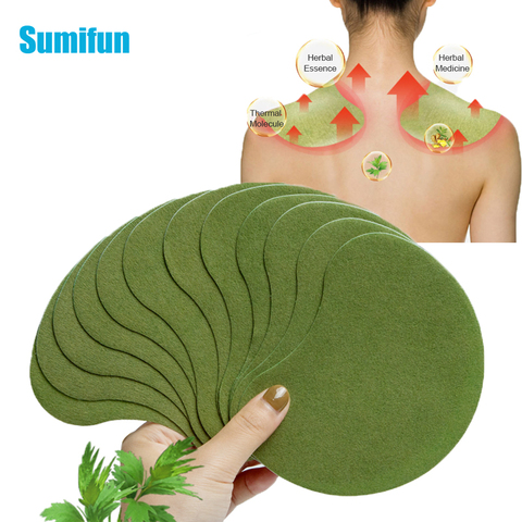 Sumifun-Parche médico de ajenjo para las articulaciones, yeso reumático para artritis, alivio del dolor, masaje de hombros y cuello, 12 Uds. ► Foto 1/6