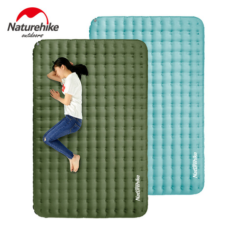 Naturehike-almohadilla inflable doble gruesa de TPU, para acampar, portátil, para tienda de campaña ► Foto 1/6