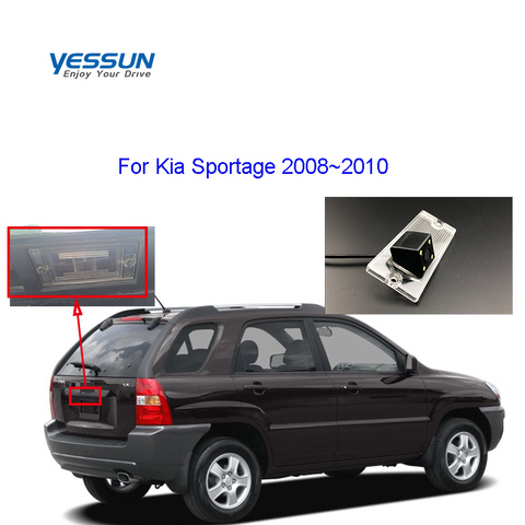 Yessun-cámara trasera para coche, para Kia Sportage 2008 2009 2010, cámara para matrícula/CCD, cámara trasera de estacionamiento ► Foto 1/6