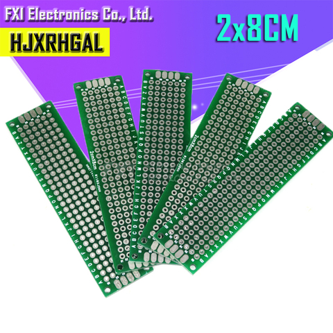 10 Uds. 2x8cm 2*8 doble cara prototipo PCB diy placa de circuito impreso Universal igmopnrq ► Foto 1/2