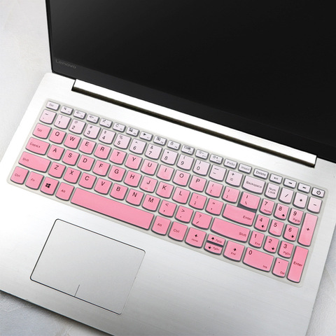 Cubierta del teclado del portátil de silicona de 15,6 pulgadas Protector ultrafino de la piel para Lenovo IdeaPad 340C 330C 320 impermeable ► Foto 1/6