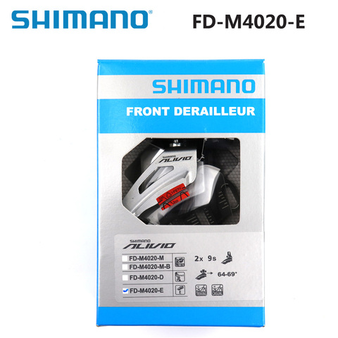 SHIMANO ALIVIO FD M4020-FD-M4020-D de cambio de marchas para bicicleta de alta velocidad, FD-M4020-M de cambio lateral de 2x9 velocidades, 36T ► Foto 1/6
