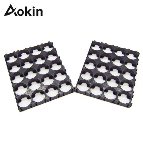 Aokin-Soporte de batería 18650, 3x5, 4x5, célula 18650, espaciador de baterías, soporte de plástico radiante para paquete de batería artesanal ► Foto 1/6