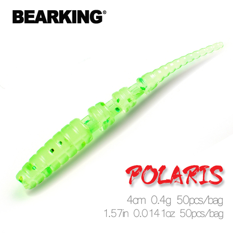 2022 BEARKING 4 cm 0,4g 50 piezas/pesca señuelos de señuelo cebo Artificial, depredador abordar JERKBAIT por pike Y bajo ► Foto 1/6