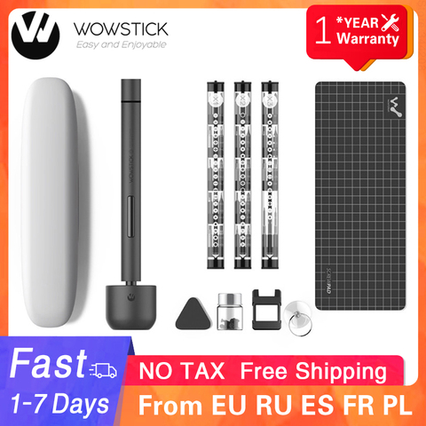 Wowstick 1F Pro-Juego de Mini destornilladores eléctricos de precisión, destornillador recargable inalámbrico con luz LED, kits de herramientas de reparación ► Foto 1/6