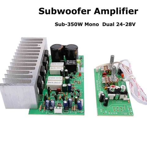 350W placa amplificadora para Subwoofer Mono de alta potencia DIY Sub 10-12 pulgadas altavoz AC24-28V ► Foto 1/6