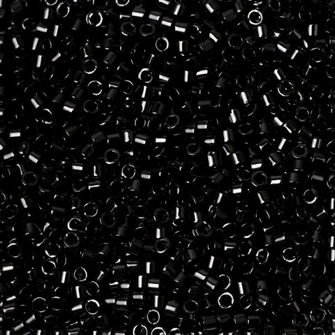 FAIRYWOO-Cuentas Miyuki de Color negro para manualidades, abalorios baratos para manualidades, regalos de amistad, 5 gramos por bolsa, DB10, venta al por mayor ► Foto 1/6