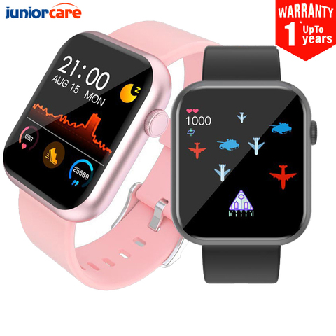 Reloj inteligente P9 IP67 para Android e iOS, reloj inteligente de mujer con control del ritmo cardíaco y resistente al agua ► Foto 1/6