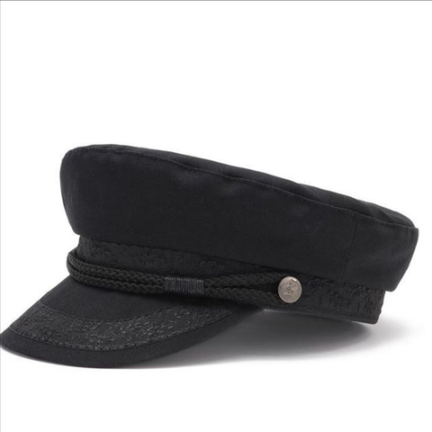 Sombrero plano de cabeza pequeña para hombre, gorra de Sol de talla grande, estilo militar, de 54cm, 56cm, 57,5 cm, 59cm y 60-62cm ► Foto 1/5