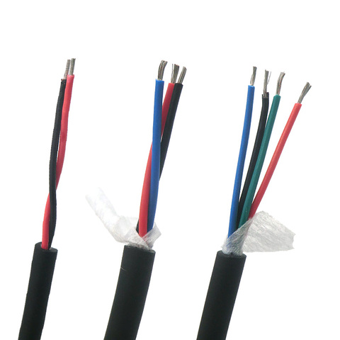 Cable Flexible 0,14, 0,2, 0.3mm ² cable de Control 26,24,22 AWG cobre estañado 2,3,4,5,6,8,10,12,16,20 núcleo más suave que 2464 Cable ► Foto 1/6