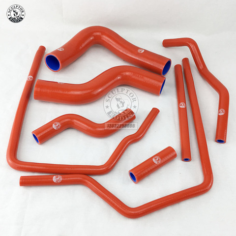 Kit de manguera de radiador de silicona para Subaru Impreza GC8 GF8 STI EJ20 WRX 96-00 rojo/azul/negro ► Foto 1/4