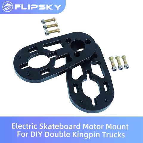 Piezas de soporte de montaje para Motor de patineta eléctrica, piezas de montaje para camiones de doble Kingpin DIY para motores de la serie 50/60 ► Foto 1/6