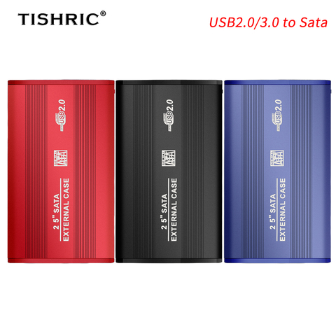 TISHRIC-Funda de disco duro para caja de disco duro, carcasa de Hdd Usb 2,5 a Sata, carcasa de disco duro externo, 3,0 ► Foto 1/6