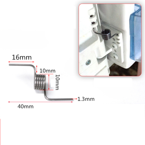 Resorte de puerta de refrigerador, deflector de fuerte torsión, 2 unids/lote ► Foto 1/6