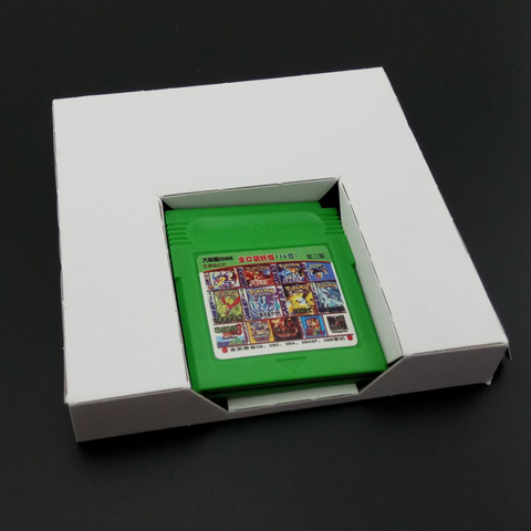 Para GBA o GBC caja de cartón 120*120MM interior de cartón de incrustación de insertar bandeja juego bandeja de cartuchos nos versión ► Foto 1/6