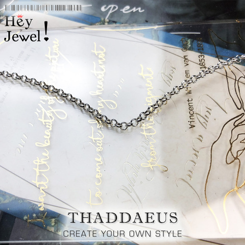 Ronda cadena collar 2017 nueva marca Ts Strand joyas de moda de estilo de Thomas de la plata esterlina 925 Bijoux regalo para hombres mujeres ► Foto 1/6