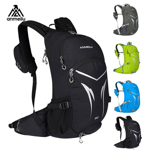 ANMEILU-mochila impermeable para bicicleta, bolsa para deportes al aire libre, con cubierta de lluvia, para montaña, senderismo y escalada, 20L ► Foto 1/6