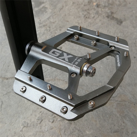 GX-pedal de pie plano para bicicleta, piezas de Pedal de bicicleta de montaña, 3 rodamientos, cuerpo de aluminio CNC ► Foto 1/6