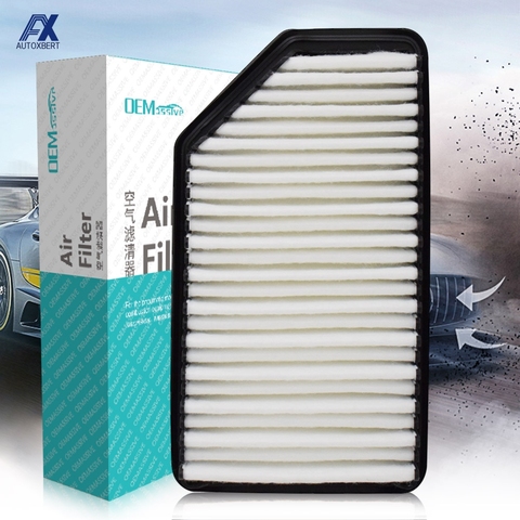 Filtro de aire de motor de coche para Hyundai acento Solaris Verna HEV para Kia Soul Rio orgullo 28113-1R100 281131R100 Kit de accesorios ► Foto 1/6