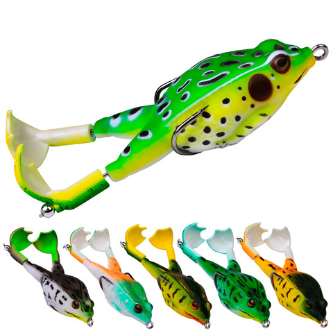 Wobbler-cebos blandos de rana de doble hélice, Señuelos de Pesca de Jigging, 95mm13g, Crankbait Artificial para piscardo, aparejos de pesca de agua ► Foto 1/6