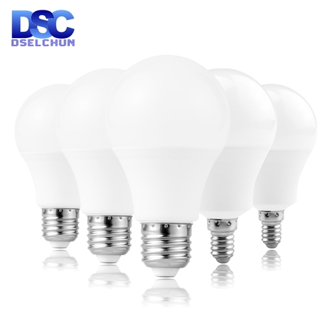Bombilla LED E27 E14 bombillas LED para lámpara, 3W, 6W, 9W, 12W, 15W, 18W, 20W, CA 220V, 230V, 240V, Bombilla blanca fría/cálida ► Foto 1/6