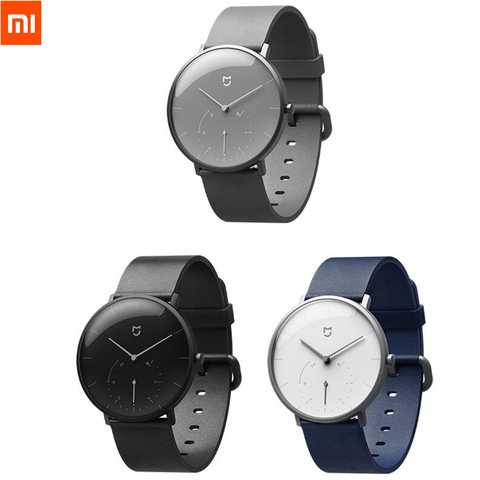 Xiaomi-reloj inteligente Mijia Original, resistente al agua, de cuarzo, con Bluetooth, podómetro, calibración automática, vibración de tiempo, inoxidable ► Foto 1/6