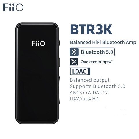 FiiO BTR3 Bluetooth amplificador portátil amplificador de Audio de alta fidelidad, CSR8675 tecnología AptX HD tecnología LDAC DAC USB iPhone Android 3,5mm auriculares decodificador ► Foto 1/5