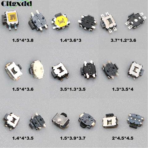 Cltgxdd-Interruptor de botón de encendido y apagado, 4 pines, SMD, para Nokia Lumia 520, 620, 515, 630, 530, 930, Sony K750, W800, W580, Xiaomi 2, 10 Uds. ► Foto 1/6