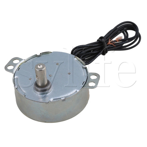 Motor síncrono AC 220-240V 10-12RPM 50/60Hz 4W CCW/CW TYC-50 7mm diámetro del eje ► Foto 1/3