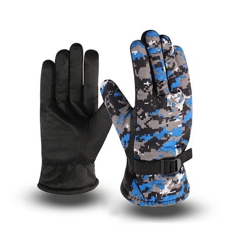 Guantes de moto resistentes al agua para invierno, cálidos, antideslizantes, al aire libre, para esquiar, montar en bicicleta, guantes para Motocross ► Foto 1/6