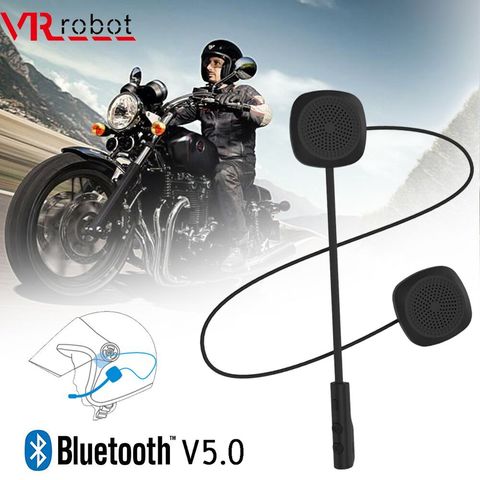 VR robot-auriculares inalámbricos con Bluetooth 5,0 para casco de motocicleta auricular estéreo con manos libres, auriculares para casco de motocicleta, altavoz MP3 ► Foto 1/6