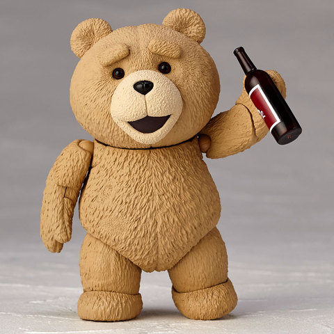 Película TED 2 10cm caja oso de peluche TED BJD figura modelo Juguetes ► Foto 1/6